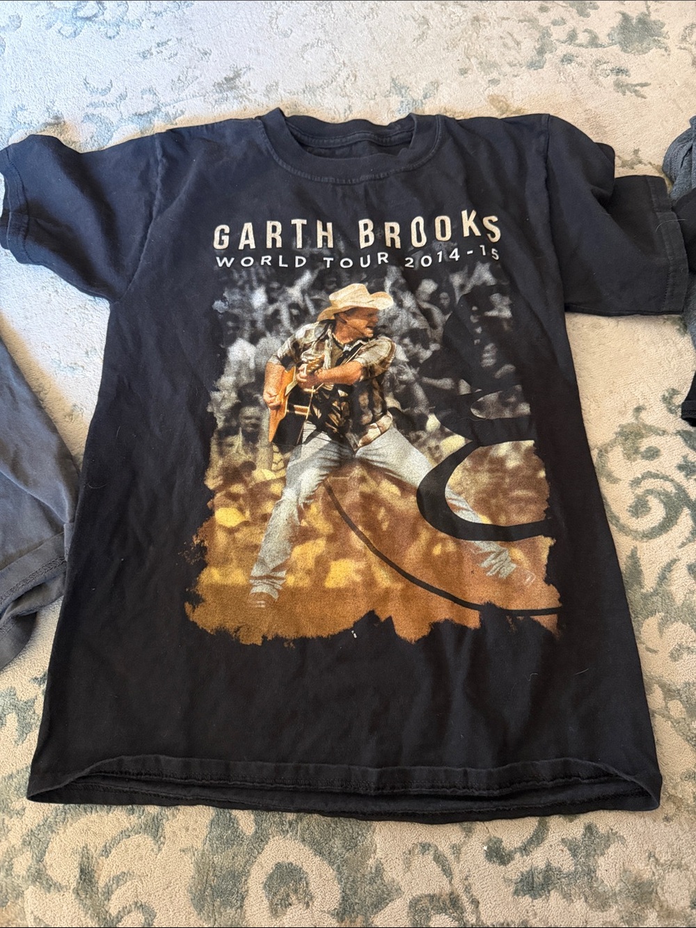 Hanes Black Garth Brooks World Tour Graphic Tee
